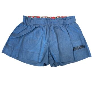 Moschino Sky Blue Shorts - Mini Rodini