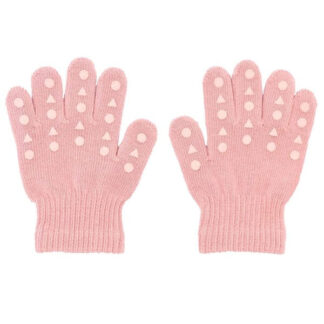 GObabyGO Grip Gloves Dusty Rose - Str. 3-4 år - Gobabygo