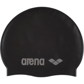 Arena Badehætte Classic Silicone Jr Black-Silver - Arena