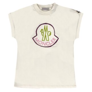 Moncler T-shirt Creme - Moncler