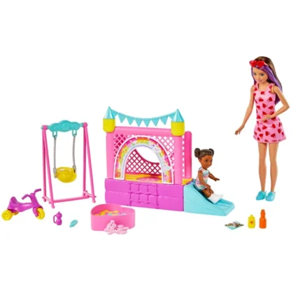 BarbieÂ® Skipper Babysitter Hoppeborg - BarbieÂ®