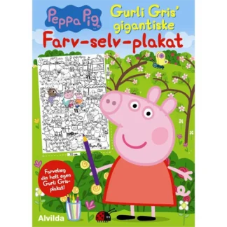 Alvilda Gurli Gris`s Gigantiske Farv Selv Plakat - Alvilda