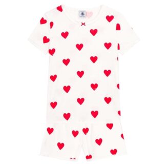 Petit Bateau Pyjacourt White/Red - Petit Bateau