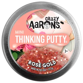 Crazy Aaron'sÂ® Slim - Thinking Putty Mini Tins - Rose Gold - Crazy Aaron'sÂ®