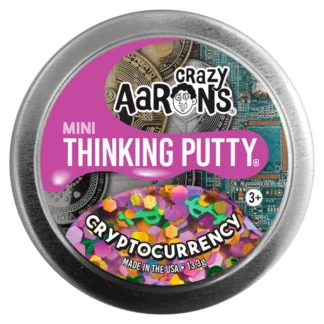 Crazy Aaron'sÂ® Slim - Thinking Putty Mini Tins - Crytocurrency - Crazy Aaron'sÂ®