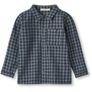 Fliink Navy Coda Check Skjorte - Fliink