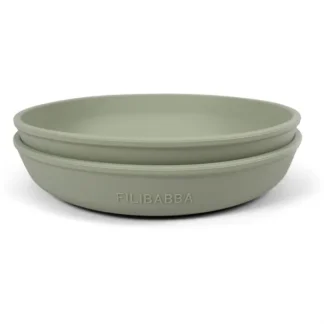FILIBABBA Tallerken 2-pak Green - FILIBABBA