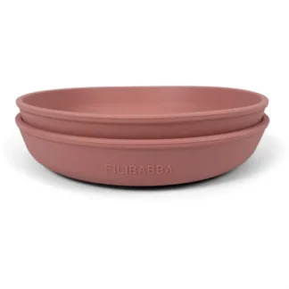 FILIBABBA Tallerken 2-pak Rose - FILIBABBA