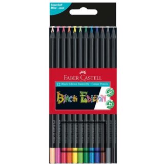 Faber Castell Black Edition 12 Farveblyanter - Faber-Castell