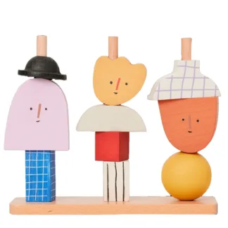 Ferm Living Character Stableklodser Rosa - Ferm Living