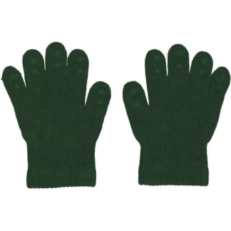 Gobabygo Uld Grip Gloves Forrest Green - Str. 3-4 år - Gobabygo