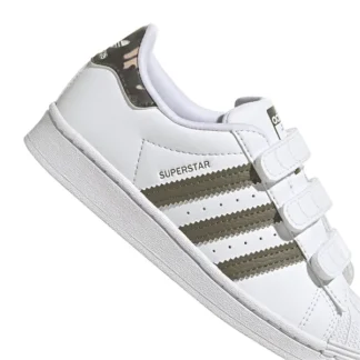 adidas Originals Superstar Sneakers White / Olive - adidas Originals