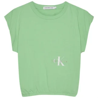 Calvin Klein Monogram Off Placed Cap T-Shirt Neptunes Wave - Str. 14 år - Calvin Klein