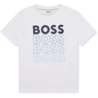 Hugo Boss T-shirt White - Str. 8 år - Hugo Boss