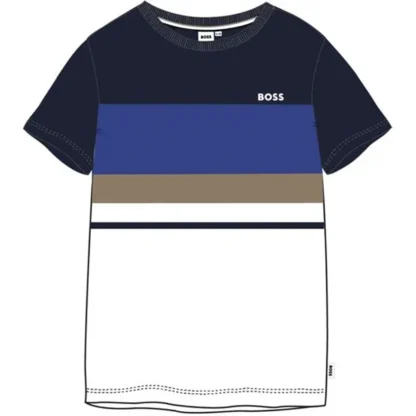 Hugo Boss T-shirt Navy - Str. 4 år - Hugo Boss