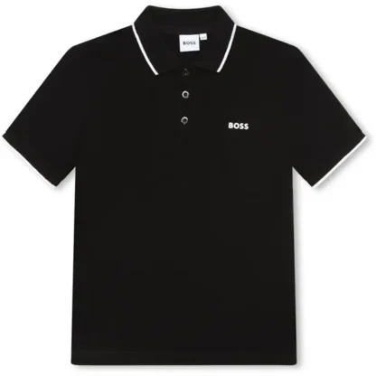 Hugo Boss Short Sleeve Polo Black - Str. 14 år - Hugo Boss