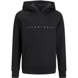 Jack & Jones Junior Black Copenhagen Hoodie Noos - Str. 128 - Jack & Jones Junior