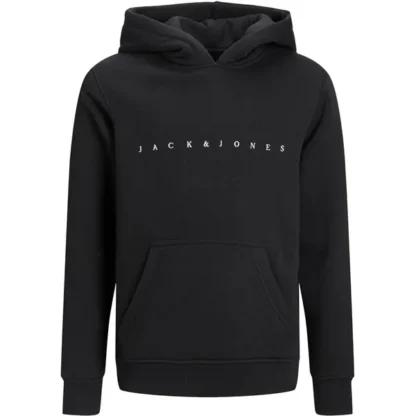 Jack & Jones Junior Black Copenhagen Hoodie Noos - Str. 128 - Jack & Jones Junior