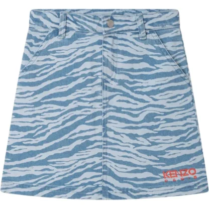 Kenzo Denim Nederdel Pale Blue - Str. 12 år - Kenzo