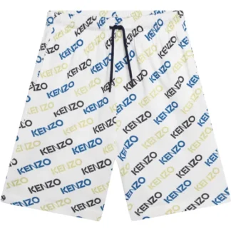 Kenzo Bermuda Shorts White - Str. 6 år - Kenzo