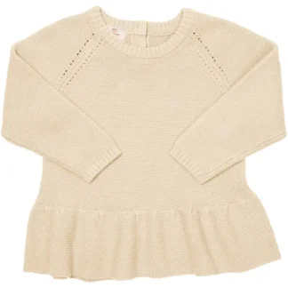 Copenhagen Colors Cream Strikket Pullover - Str. 110 cm - Copenhagen colors