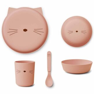 Liewood Brody Junior Sæt Cat Rose Blush - Liewood