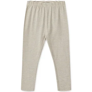 Liewood Marie Leggings Stripe Whale Blue/Sandy - Liewood