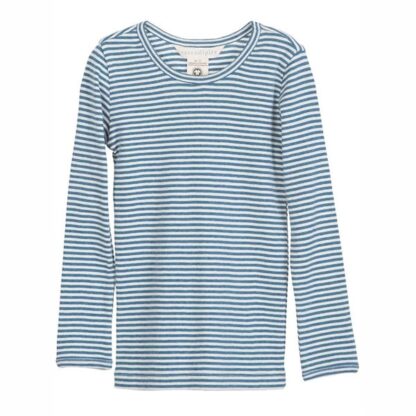 Serendipity Sky/Offwhite Slim Stripe Bluse - Serendipity