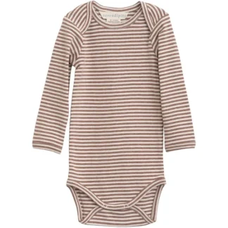 Serendipity Acorn/Offwhite Baby Body Stripe - Serendipity