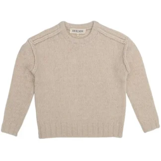 HOLMM White Scott Madsen Uld Pullover - Str. 6 år - HOLMM