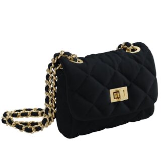 Milledeux Lille Velour Taske Black - Milledeux