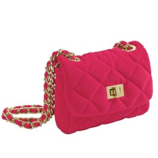 Milledeux Lille Velour Taske Azalea Pink - Milledeux