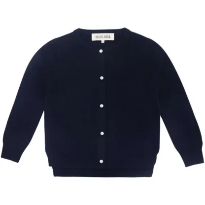 HOLMM Navy Molly Cashmere Strik Cardigan - Str. 12 mdr - HOLMM