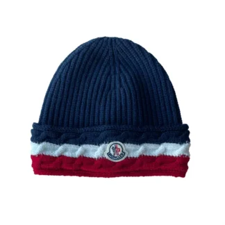 Moncler Berretto Tricot Hue Navy - Moncler