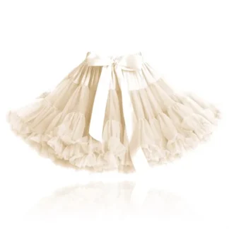 Dolly by Le Petit Tom Skirt Cream - Str. 6-8 år/M - Dolly by Le Petit Tom