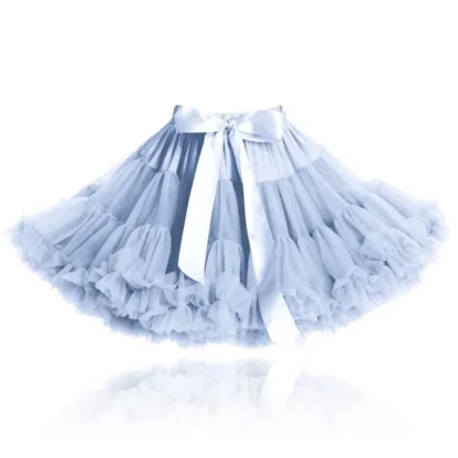 Dolly By Le Petit Tom Pettiskirt Alice In Wonderland Nederdel Light Blue - Str. 4-6 år/S - Dolly by Le Petit Tom