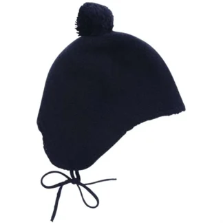 HOLMM Navy Pom Pom Cashmere Strik Hue - Str. S - HOLMM