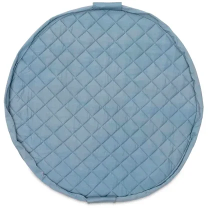 Play&Go 2-i-1 Legetæppe Soft Organic Dusty Blue - Play&Go