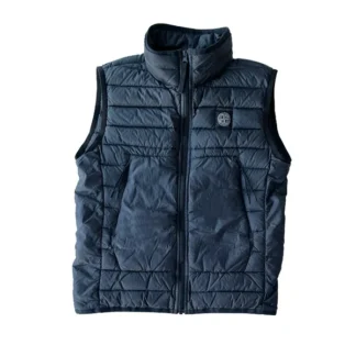 Stone Island Real Down Vest Charcoal - Stone Island