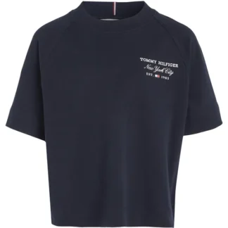 Tommy Hilfiger Script T-Shirt Desert Sky - Tommy Hilfiger