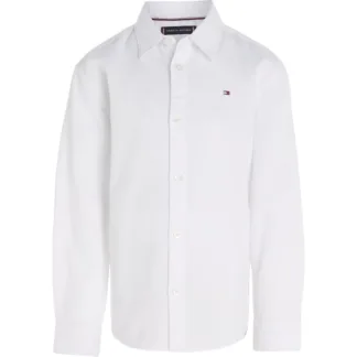 Tommy Hilfiger Solid Waffle Skjorte White - Tommy Hilfiger