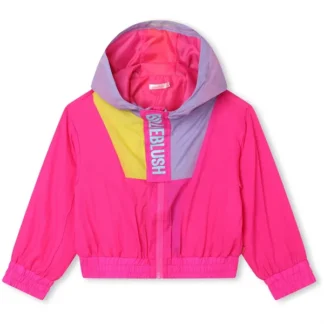 Billieblush Malabar Fluorescent Hooded Windbreaker - Billieblush