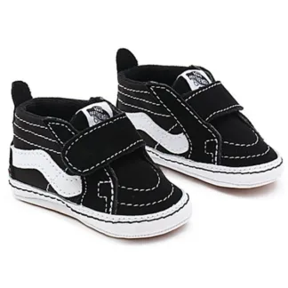 VANS IN SK8-Hi Crib Sneakers Black/True White - VANS