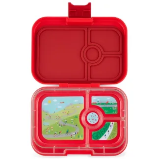 Yumbox Panino 4 Rum Madkasse Wow Red - Yumbox