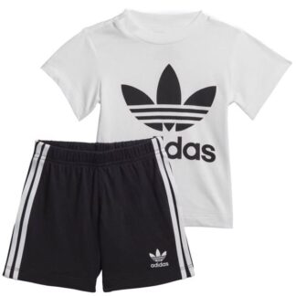 adidas Originals Shorts Tee Sæt White/Black - Str. 92 cm - adidas Originals