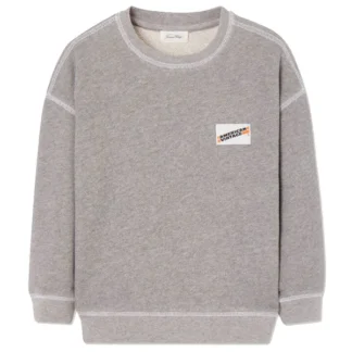 American Vintage Sweatshirt Gubcity Heather Grey - Str. 13 år - American Vintage