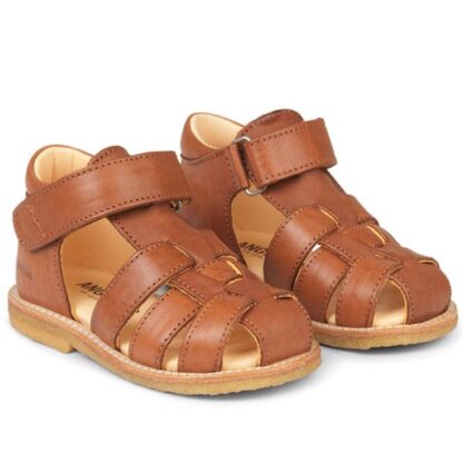 Angulus Begyndersandal M. Velcro Cognac 5019-201-1545 - Str. 24 - Angulus