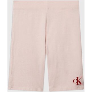 Calvin Klein CK Logo Cykelshorts Sepia Rose - Str. 12 år - Calvin Klein