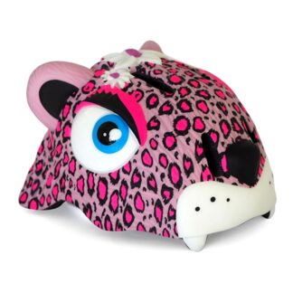 Crazy Safety Leopard Cykelhjelm Pink - Crazy Safety