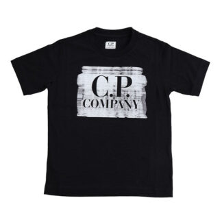 C.P. Company Black T-shirt - Str. 8 år - C.P. Company